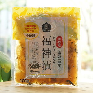 国内産 七種類の野菜をじっくり漬け込んだ 福神漬/100g【ムソー】