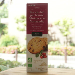 �m���}���f�B����̃o�^�[�r�X�P�b�g(�x���[)/4��×3�܁y�ނ����z Biscuits bio pur beurre fabriques en Normandie