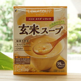LOHASOUP ココロ カラダ いきいき 玄米スープ 元気成分プラス/12袋【ファイン】