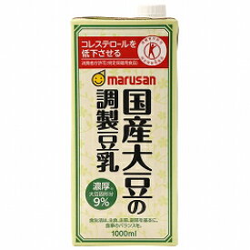 国産大豆の調製豆乳/1000ml×6本【マルサンアイ】