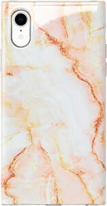 MAELYS LOUNA iPhone XR�p�P�[�X UNI-CSIP18M-5HYSMA Marble Pink �ČRMIL�K�i�擾 (�ϏՌ�/�X�N�G�A�^) (����E�����̓��[���ւ̂ݔ����\)