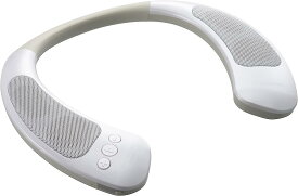 オーム電機 ASP-W1000N-W Bluetoothワイヤレスネックスピーカー ホワイト 首掛け式 AudioComm Bluetooth (沖縄・離島は発送不可)