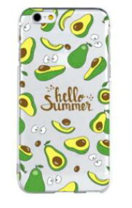 latootoo×STORINUS iphone7/8/SE(��2����/��3����) �pTPU�P�[�X Hello Summer FRUIT -Avocado (����E�����̓��[���ւ̂ݔ����\)