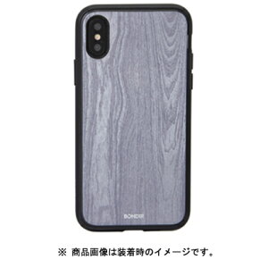 BONDIR({fB[) 286-020-BND iPhone XRpP[X CLEAR COAT WOOD GRAIN (E͔s)