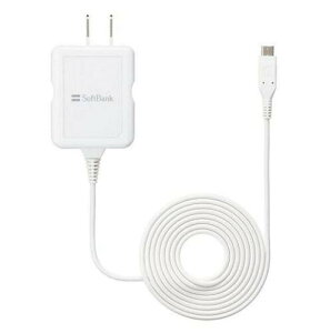 【ソフトバンク純正品】SoftBank SELECTION micro USB(Bタイプ) 充電ACアダプター SB-AC13-HDMU/WH