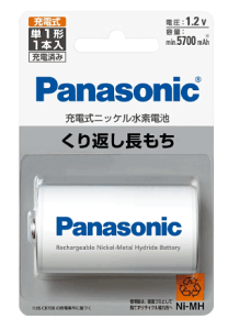 Panasonic (�p�i�\�j�b�N) BK-1MGC/1 �j�b�P�����f�d�r �P1�` �G�{���^�E�G�l���[�v���� (����E�����͔����s��)