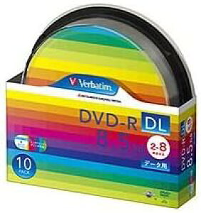 Verbatim DHR85HP10SV1 �o�[�x�C�^�� �f�[�^�pDVD-R DL 8.5GB (10��) (����E�����͔����s��)