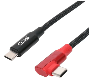 �~���V MCO UPD-2A12L/BK L���^ USB Type-C�P�[�u�� 1.2m ���炩���ϋv PD100W�Ή�