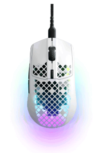 �y�A�E�g���b�g�zSteelSeries Aerox 3 2022�G�f�B�V���� Snow 62603 �Q�[�~���O�}�E�X ���w�� /�L�� /6�{�^�� /USB (����E�����͔����s��)