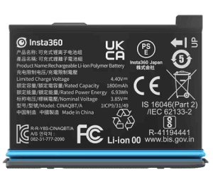 �y�A�E�g���b�g�zinsta360�i�C���X�^360�jInsta360 X3�p �o�b�e���[ CINAQBT/A (����E�����͔����s��)