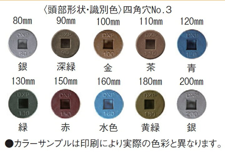 楽天市場】*ポイントビス サイズ6x120 1箱/100本入カラー：青【WAKAI 