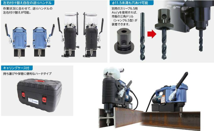 楽天市場】アトラエース 【LO-3550A】 穴あけ機【日東工器（株 