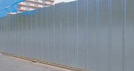 仮囲い鋼板　【安全鋼板タイプ】亜鉛メッキSGCC JIS G3302厚さ1.2ミリ　幅540ミリ　長さ3,000ミリ　6穴