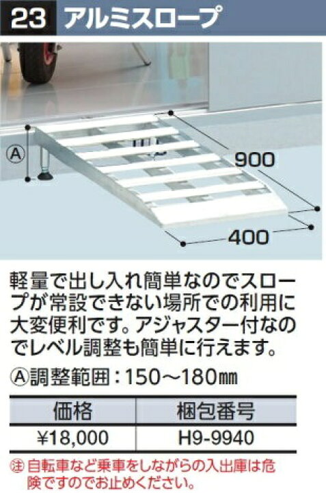楽天市場】*イナバ物置 FXN型（ドマール）オプション【アルミ 