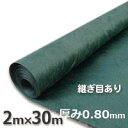 訳あり ワケあり わけあり 数量限定 ザバーン 防草シート350グリーン(2m×30m) シート本体