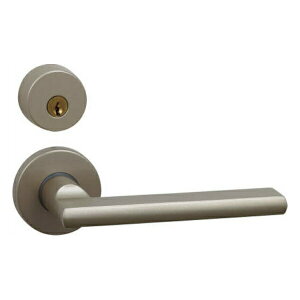 永大産業 スキスム レバーハンドル 23SM型 丸座タイプ シリンダー錠 シルバー TDB-CC23SM2