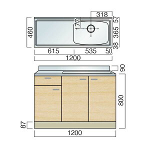 } s460RpNgnh ؕt 120cm 1200mm ʃXeX\ Lb`