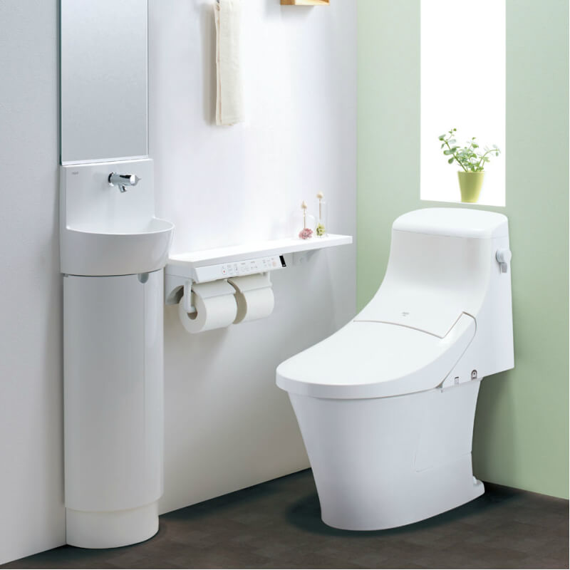 LIXIL INAX アメージュZA シャワートイレ 手洗なし YBC-ZA20P + DT 