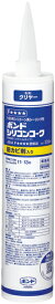 ボンドシリコンコーク防カビ剤入り 330ml クリヤー ＃59084 楽天最安値挑戦中|ボンド 充填材 充填剤 補修材 シリコン 材料 シリコンコーキング コーキング剤 シリコンコーク コーキング材 シリコンシーラント シーラント シーリング材 建築 シリコーン クリア