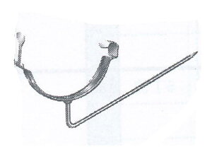 打ち込み 180足 ステン 105MM AB5342034|雨樋 住宅用雨どい 住宅用雨樋 雨どい金具 雨樋金具 軒樋 雨水 雨どい用品 雨どい 部品 修理 取り替え 取り付け リフォーム 建築資材 メーカー 住宅建材 建