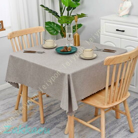 テーブルクロス ブルー 布 テーブルカバー 正方形 北欧風 テーブルマット デスクマット おしゃれ 北欧 長方形 滑り止め加工 クリスマス飾り 防水 欧米