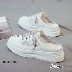 夏新作 サボサンダル かかとなし スニーカーサンダル レディース 30代 スポーツサンダル ローカット レースアップ ミュール バブーシュ 美脚 疲れない