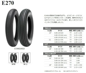 5.00-16 72H TT Shinko E270 front&REAR タイヤ