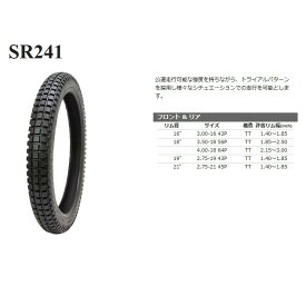 4.00-18 64P Shinko SR241 TT タイヤ