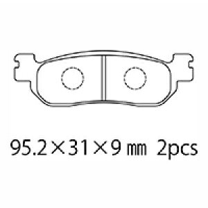 NTB �u���[�L�p�b�h A61-003YN �K���Ԏ� TW200(225)E5LB1�`2/5VC1�`7�A�Z�� �[ XT225WE 4JG5�`6/5MP1�`4�g���b�J�[XG250 5XT1�`9