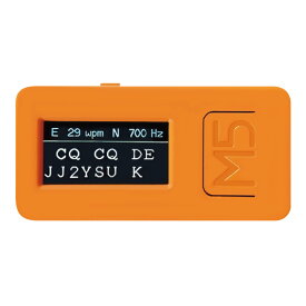 MORSE モールス符号解読器 CW-D1 モールス信号 自動デコーダー（和文／英文 自動切替）スピーカー前に置くだけ 内蔵マイク搭載 小型 CW交信確認 モールスキー練習用 無線愛好者 初心者向け モールス練習 CW入門用 アマチュア無線 CW愛好家向け Amazonにて概ね良好な評価