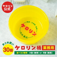 【ポイント5倍】 業務用 ケロリン桶 30個セット 選べる2種類 A型 関東版 B型 関西版 桶 風呂桶 洗面器 お…