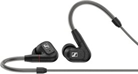 Sennheiser ゼンハイザー 国内正規品 有線イヤホン IE 300, ダイナミック、カナル型、オーディオファイル MMCX、高遮音性 ブラック