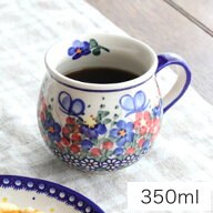 ポーリッシュマグ・大[V352-A001]【ポーリッシュポタリー[ポーランド食器・陶器]】電子レンジ対応 プレゼ…