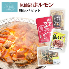 ホルモン 気仙沼ホルモン 色んな味が楽しめる4種セット 送料無料 (500g×4種) 気仙沼さん 豚ホルモン 赤 白 モツ 焼き肉 鍋 BBQに！