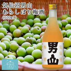 気仙沼男山 あらしぼり 梅酒 (500ml) 男山本店 日本酒 果実酒 リキュール プレゼント 贈答 うめ酒 母の日