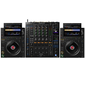 Pioneer DJ DJM-A9 + AlphaTheta CDJ-3000X Twin Set