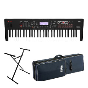 KORG KROSS2-61-MB �y�\�t�g�P�[�X���X�^���h�Z�b�g�z�R���O �V���Z�T�C�U�[ �y���y �V���Z