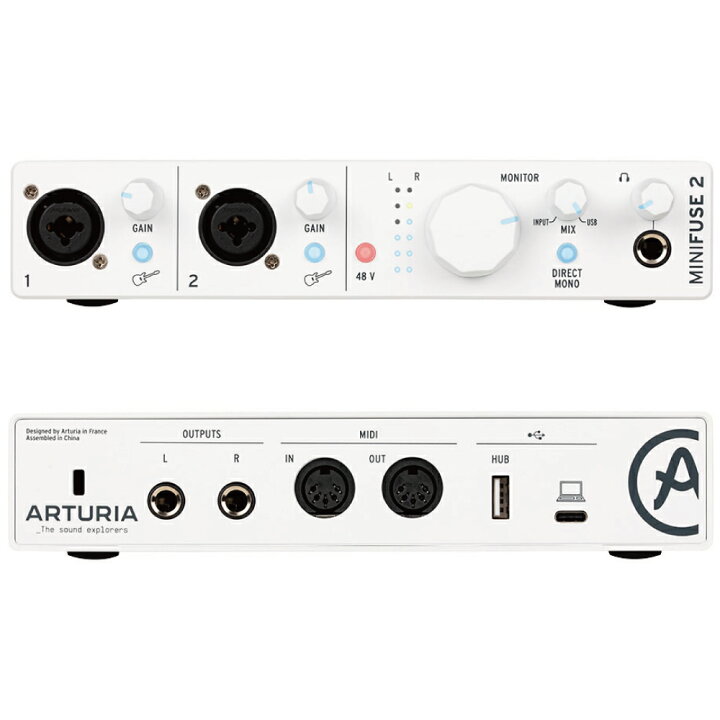 楽天市場】Arturia MiniFuse 2 WH アートリア オーディオ 