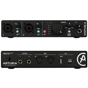 Arturia MiniFuse 2 BK A[gA I[fBIC^[tF[X
