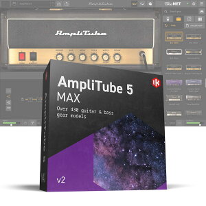 IK Multimedia AmpliTube 5 MAX v2 �y�_�E�����[�h��/���[���[�i�z