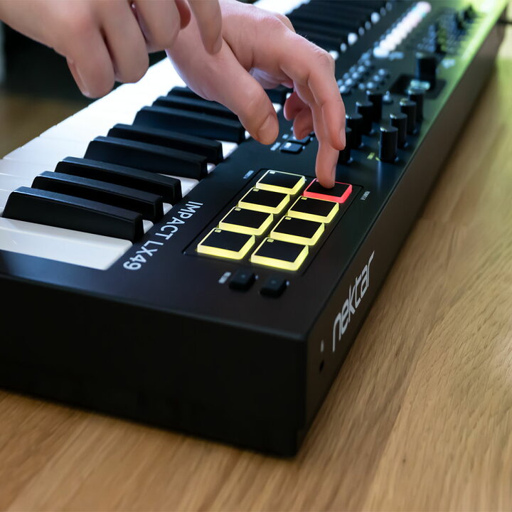楽天市場】Nektar Technology Impact LX88 mk3 MIDIキーボード 88鍵 