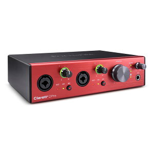 Focusrite Clarett+ 2Pre �t�H�[�J�X���C�g �I�[�f�B�I�C���^�[�t�F�[�X USB�ڑ� 10-in/4-out