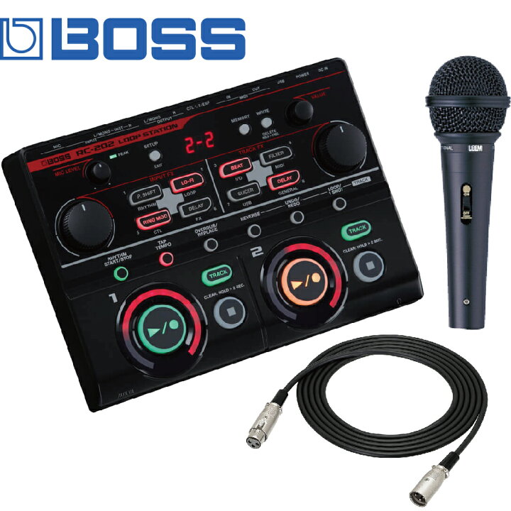 楽天市場】BOSS RC-202【マイク＆ケーブルセット】ボス ループ 