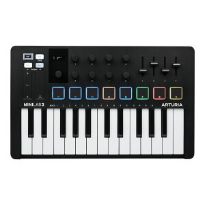 Arturia MiniLab 3 BK (Black) A[gA MIDIL[{[h y RpNg ubN