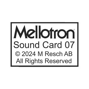 Mellotron Sound Card 07 for M4000D Series