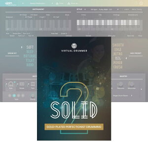 UJAM Virtual Drummer SOLID 2 �y�_�E�����[�h���i/���[���[�i�z