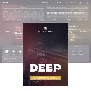 UJAM Virtual Drummer DEEP �y�_�E�����[�h���i/���[���[�i�z