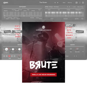 UJAM Virtual Drummer BRUTE �y�_�E�����[�h��/���[���[�i�z