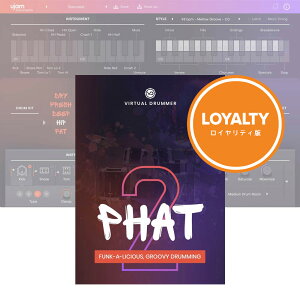 UJAM Virtual Drummer PHAT 2 ���C�����e�B �y�_�E�����[�h���i/���C�����e�B��/���[���[�i�z