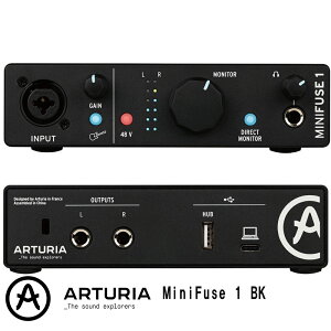 Arturia MiniFuse 1 BK �A�[�g���A �I�[�f�B�I�C���^�[�t�F�[�X